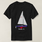 Rhodes 19 Zeilboot T-shirt (Design voorkant)