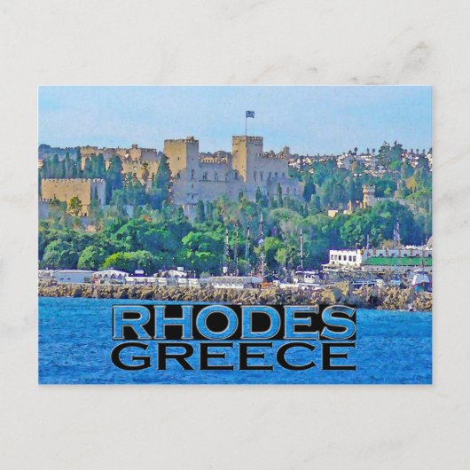 Rhodes Briefkaart (Voorkant)