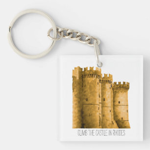 Rhodes' Castle Sleutelhanger