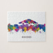 Rhodes Greece Skyline Legpuzzel (Horizontaal)