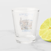 Rhodes Greece Watercolor – Greek Island Souvenir Shot Glas (Achterkant)