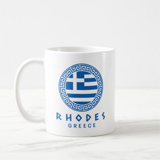 Rhodes, Griekenland Koffiemok (Links)