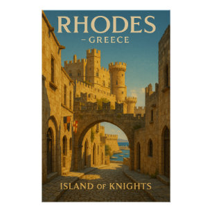 Rhodes — Griekenland reis 2026 Perfect Poster
