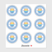 Rhodes Island, Greece Multiple Pack Sticker (Vel)