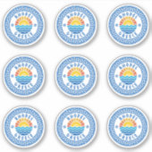 Rhodes Island, Greece Multiple Pack Sticker (Voorkant)