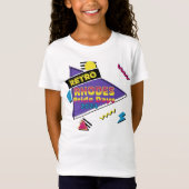 Rhodes Pride Dagen 2024 Retro Rhodes T-shirt (Voorkant)