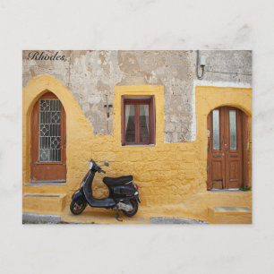 Rhodes Scooter Briefkaart