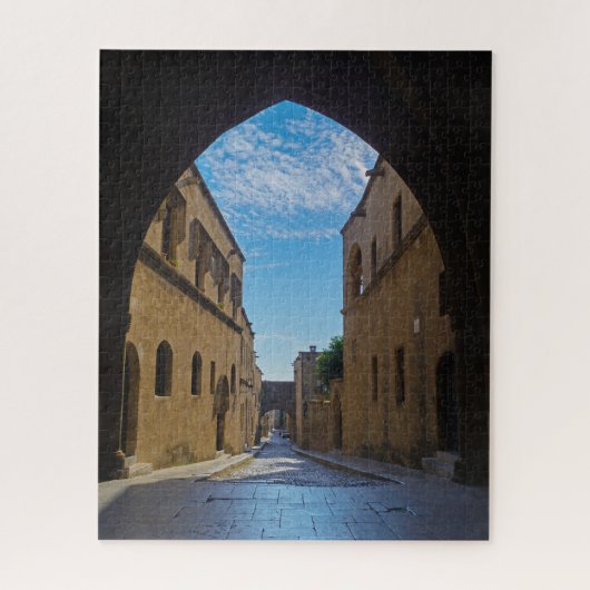 Rhodes Street of the Knight Puzzle Legpuzzel (Verticaal)