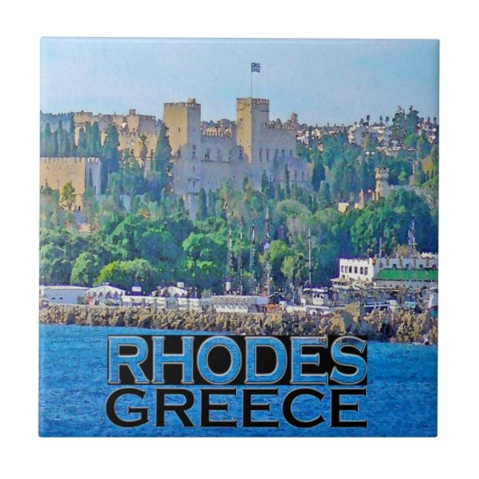 Rhodes Tegeltje (Voorkant)