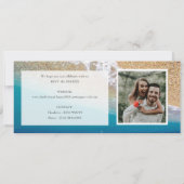 Rhodes Wedding Destination Ticket Boarding Pass Kaart (Achterkant)