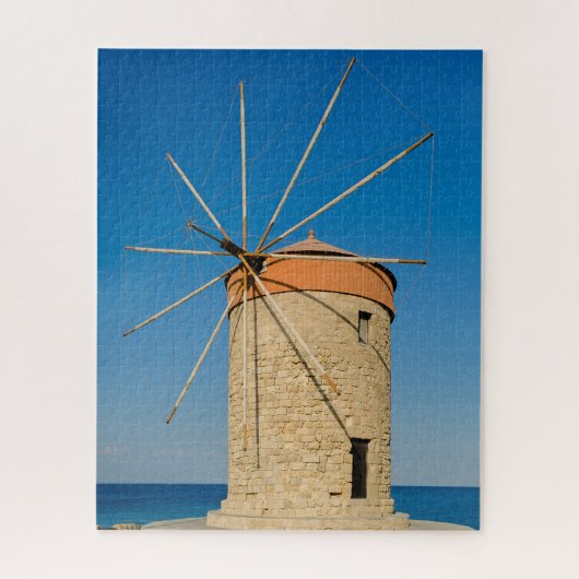 Rhodes Windmill Jigzaag Legpuzzel (Verticaal)