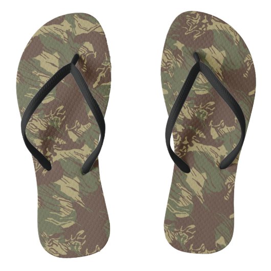 Rhodesiaanse CAMO Paar van Teenslippers (Voetbed)