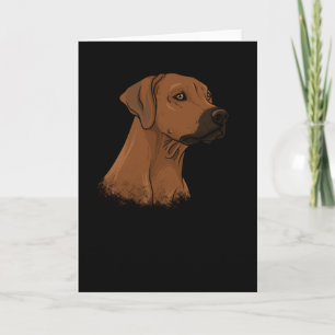 Rhodesiaanse Ridgeback Gift Idee brown Dog Kaart