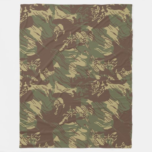 Rhodesian CAMO Fleece Blanket (Voorkant)