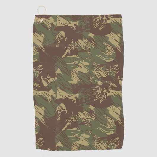 Rhodesian CAMO Golf Towel Golfhanddoek (Voorkant)