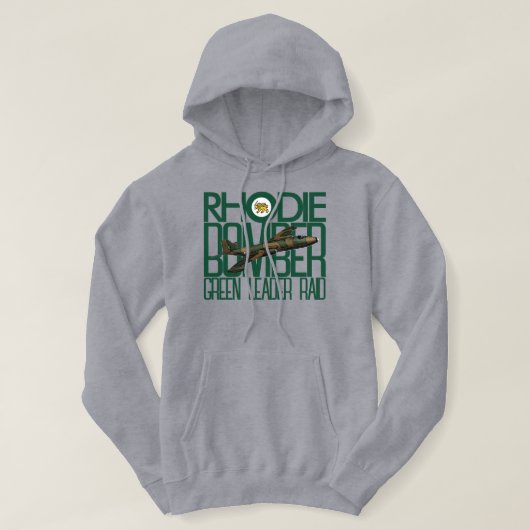 RHODESIAN CANBERRA-BOMMENWERPER HOODIE (Design voorkant)