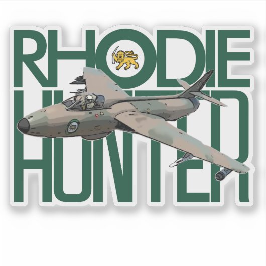 RHODESIAN HUNTER STICKER (Voorkant)