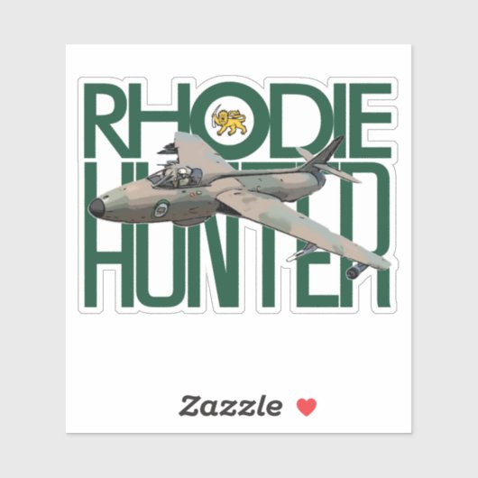 RHODESIAN HUNTER STICKER (Vel)