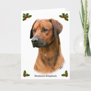 Rhodesian Ridgeback 9Y338D-039 Feestdagen Kaart