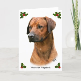 Rhodesian Ridgeback 9Y338D-039 Feestdagen Kaart