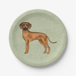 Rhodesian Ridgeback African Lion Hondenras Groen Papieren Bordje