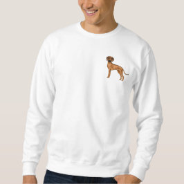 Rhodesian Ridgeback Afrikaanse Leeuw Hond Cartoon  Trui