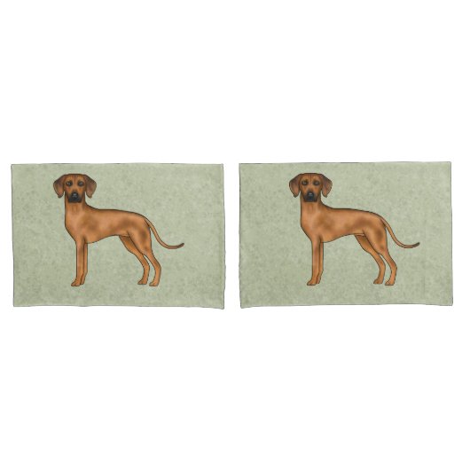 Rhodesian Ridgeback Afrikaanse Leeuw Hond Rassen G Kussensloop (Voorkant-Set)
