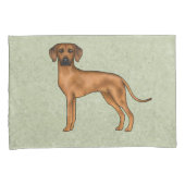 Rhodesian Ridgeback Afrikaanse Leeuw Hond Rassen G Kussensloop (Voorkant-Rechts)