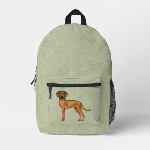 Rhodesian Ridgeback Afrikaanse Leeuwenhond Hond Gr Bedrukte Rugzak