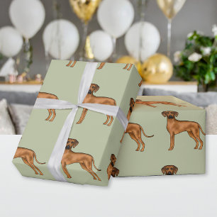 Rhodesian Ridgeback Afrikaanse Leeuwshond Patroon  Cadeaupapier