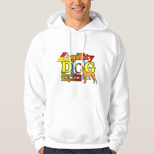 Rhodesian_Ridgeback_Agility Hoodie (Voorkant)