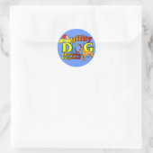 Rhodesian_Ridgeback_Agility Ronde Sticker (Tas)
