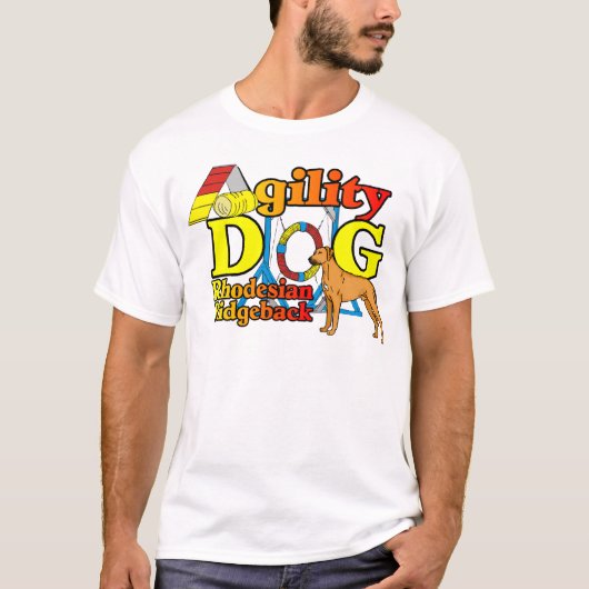 Rhodesian_Ridgeback_Agility T-shirt (Voorkant)