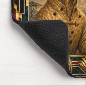 Rhodesian Ridgeback, Art Deco Hond Muismat (Hoek)