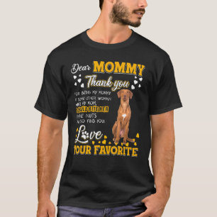 Rhodesian Ridgeback Beste mama bedankt dat je bent T-shirt