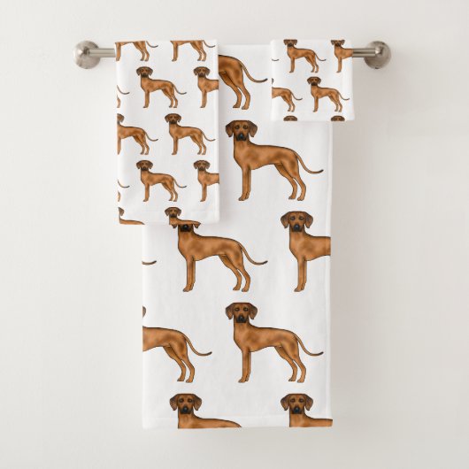 Rhodesian Ridgeback Bruin Afrikaanse Leeuw Hond Pa Bad Handdoek (Insitu)