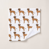 Rhodesian Ridgeback Bruin Afrikaanse Leeuw Hond Pa Bad Handdoek (Wasdoekje)