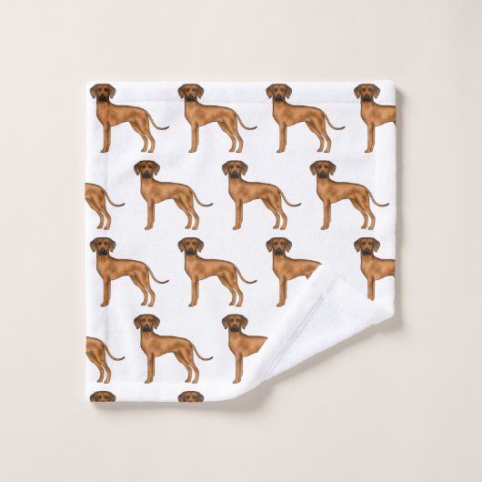 Rhodesian Ridgeback Bruin Afrikaanse Leeuw Hond Pa Bad Handdoek (Wasdoekje)