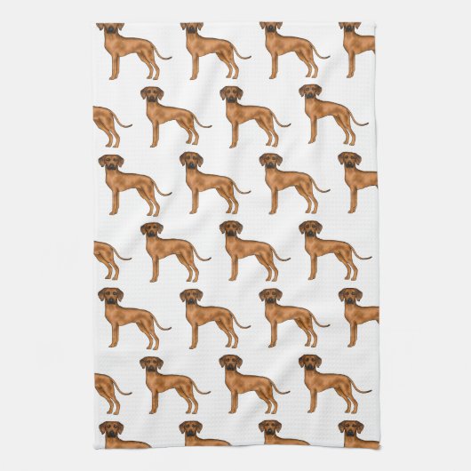 Rhodesian Ridgeback Bruin Afrikaanse Leeuw Hond Pa Theedoek (Verticaal)