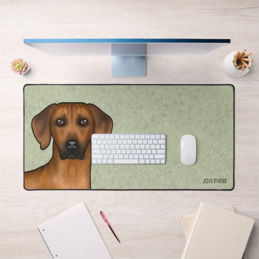 Rhodesian Ridgeback Bruin Afrikaanse Leeuw Hondenk Bureaumat (Kantoor 1)