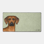 Rhodesian Ridgeback Bruin Afrikaanse Leeuw Hondenk Bureaumat (Voorkant)
