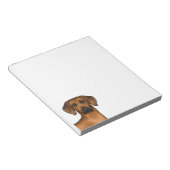 Rhodesian Ridgeback Bruin Afrikaanse Leeuw Hondenk Notitieblok (Schuin)
