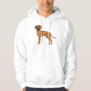 Rhodesian Ridgeback Bruin Cartoon Leeuw Hondenontw Hoodie