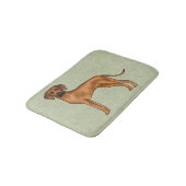 Rhodesian Ridgeback Bruine Afrikaanse Leeuw Hond G Badmat (Gekanteld)