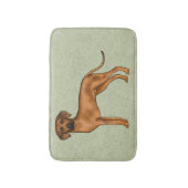 Rhodesian Ridgeback Bruine Afrikaanse Leeuw Hond G Badmat (Voorkant Verticaal)