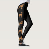 Rhodesian Ridgeback Bruine Afrikaanse Leeuwenhond Leggings (Rechts)