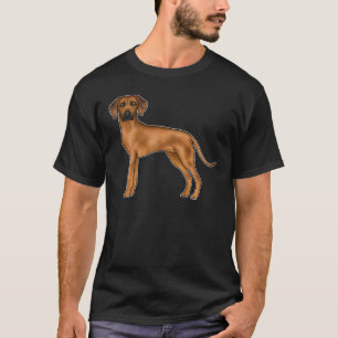 Rhodesian Ridgeback Bruine Afrikaanse Leeuwenhond  T-shirt
