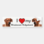 Rhodesian Ridgeback bumpersticker (Voorkant)
