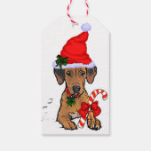 Rhodesian Ridgeback Christmas Cadeaulabel (Achterkant)