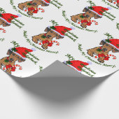 Rhodesian Ridgeback Christmas Cadeaupapier (Hoek)